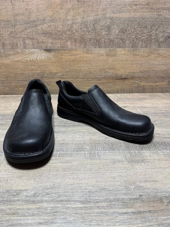 Merrell Worl Legend 2 Black Leather Slip On Shoes Men\'s Size 10